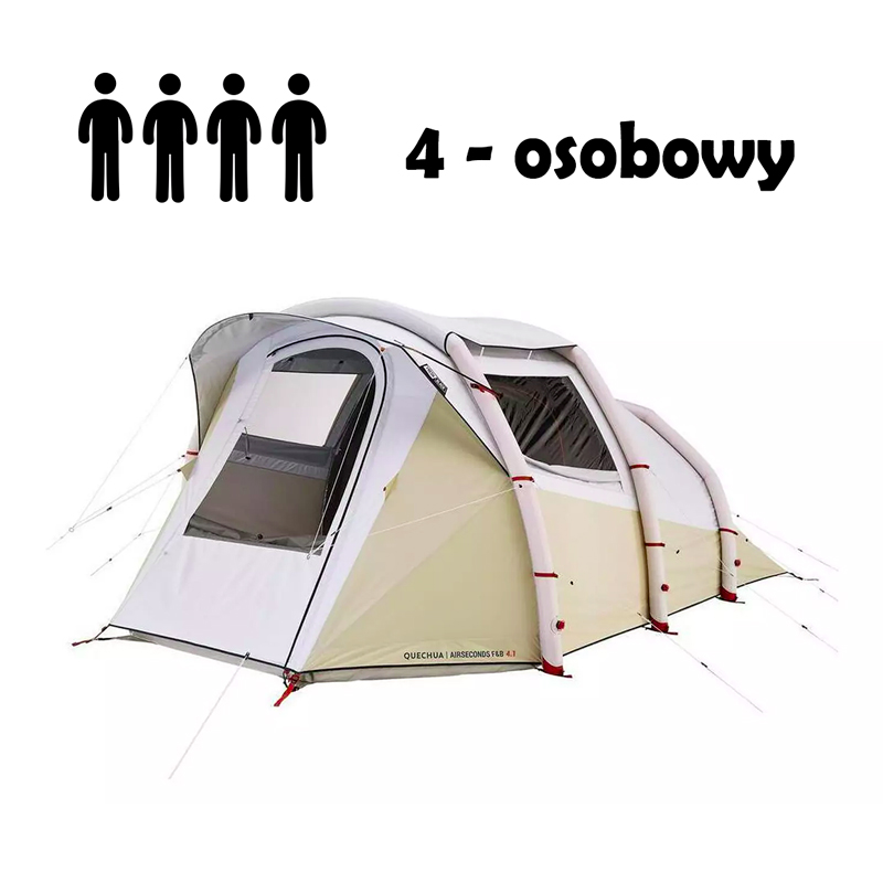 dmuchany-namiot-kempingowy-482ood-1.jpg Namiot 4 osobowy Air Seconds 4.1 dmuchany Fresh&Black Quechua - obrazek 1