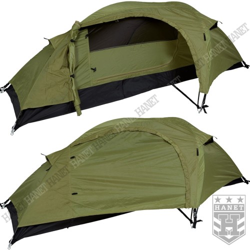 mini-namiot-901lwj-1.jpg Mil Tec Namiot Wojskowy RECOM Olive dla 1 osoby Wodoodporny Hanet - obrazek 1