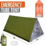 Zielony Namiot RATUNKOWY AWARYJNY TERMICZNY LifeTent 2 Osobowy 241x119x79cm Wsparciezdrowia.pl