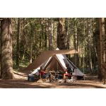 Namiot kempingowy Quechua Tepee 5.2 polibawełna dla 5 osób 2 sypialnie | Decathlon