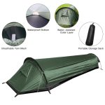 Kup Przenośne namioty do spania na plaży dla dorosłych namiot na wędrówki z plecakiem Outdoor Camping śpiwór namiot lekki namiot jednoosobowy w cenie od 168 | Joom
