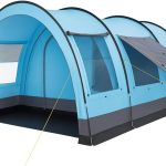CampFeuer Namiot tunelowy dla 4 osób "Relax4" | Namiot tunelowy z markizą, wiatroszczelny, wodoodporny, ultralekki | namiot kempingowy z moskitierą : ...