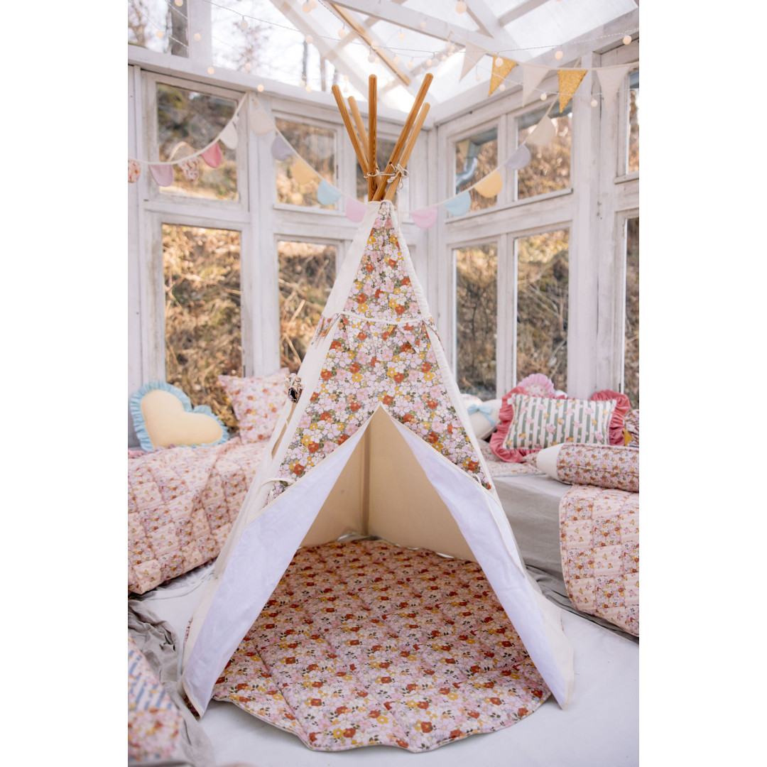 namiot-indianski-dla-dzieci-021mcm.jpg Namiot indiański tipi dla dzieci "Zielony ogród" - obrazek 1