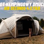 Namiot kempingowy dmuchany Quechua Air Seconds 4 2 F&B 4 osobowy