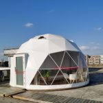 Namiot kopułowy PVC biały szary 7x7 m całoroczny, 5904474260418 • Cena • Opinie Allegro