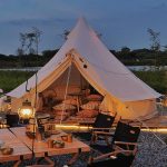 Namiot Gorący, Namiot Zimowy, Tipi,Namiot dzwonowy luksusowy całoroczny namiot na kemping i glamping wykonany z najwyższej jakości i oddychającego 3/4 metrowe : Amazon.pl: Dom i kuchnia