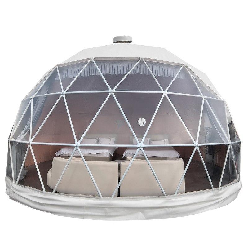 namiot-mieszkalny-897oxj-1.jpg Namiot sferyczny całoroczny kopuła Ø 8m 50mkw drzwi pvc okno glamping - obrazek 1