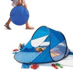 Duży Namiot Plażowy Samorozkładający Parasol Parawan na Plaże Ogrodowy XL