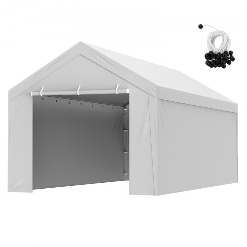namiot-na-stelazu-816ieb.jpg Namiot garażowy VEVOR, ściana górna i boczna, 3 x 6 m, osłona namiotu garażowego, wodoodporna i zabezpieczona przed promieniowaniem UV, łatwy montaż ... - obrazek 1