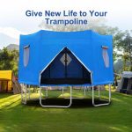 Kup Namiot na trampolinę 6/8/10FT Pokrowiec UV 6 Prosty Tkanina Oxford Uniwersalny Odporny Wodoodporny Słupki Okrągła Trampolina w cenie od 248 | Joom