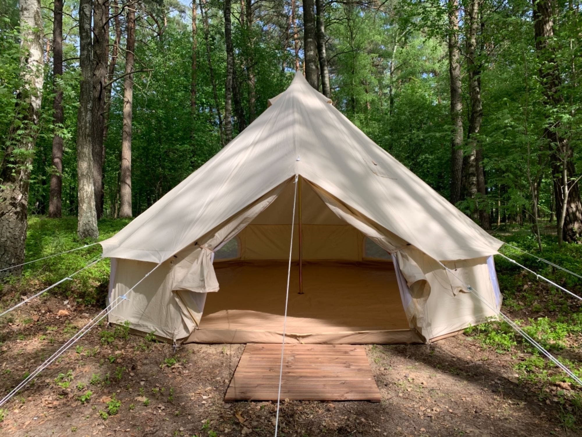 namiot-olx-260obb-1.jpg Namiot Glampingowy 5x5 , kemping, glamping, działka Olsztynek • OLX.pl - obrazek 1