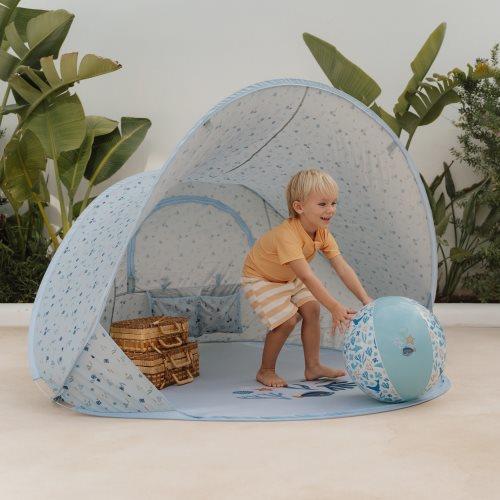 namiot-plazowy-dla-niemowlaka-906slr-1.jpg Little Dutch namiot plażowy samorozkładający UV dla dzieci Ocean Dreams Blue | Sklep Proste Zabawki - obrazek 1
