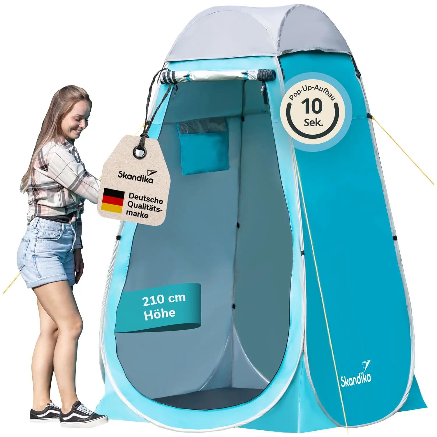 namiot-prysznicowy-decathlon-757gah-1.jpg Kabina prysznicowa, kempingowa Pop Up, wysokość 210 cm - obrazek 1