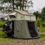 Przedsionek namiotu dachowego Wild Camp Hudson 180 Zielony WildCamp