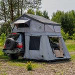 Przedsionek namiotu dachowego Wild Camp Hudson 160 szary WildCamp