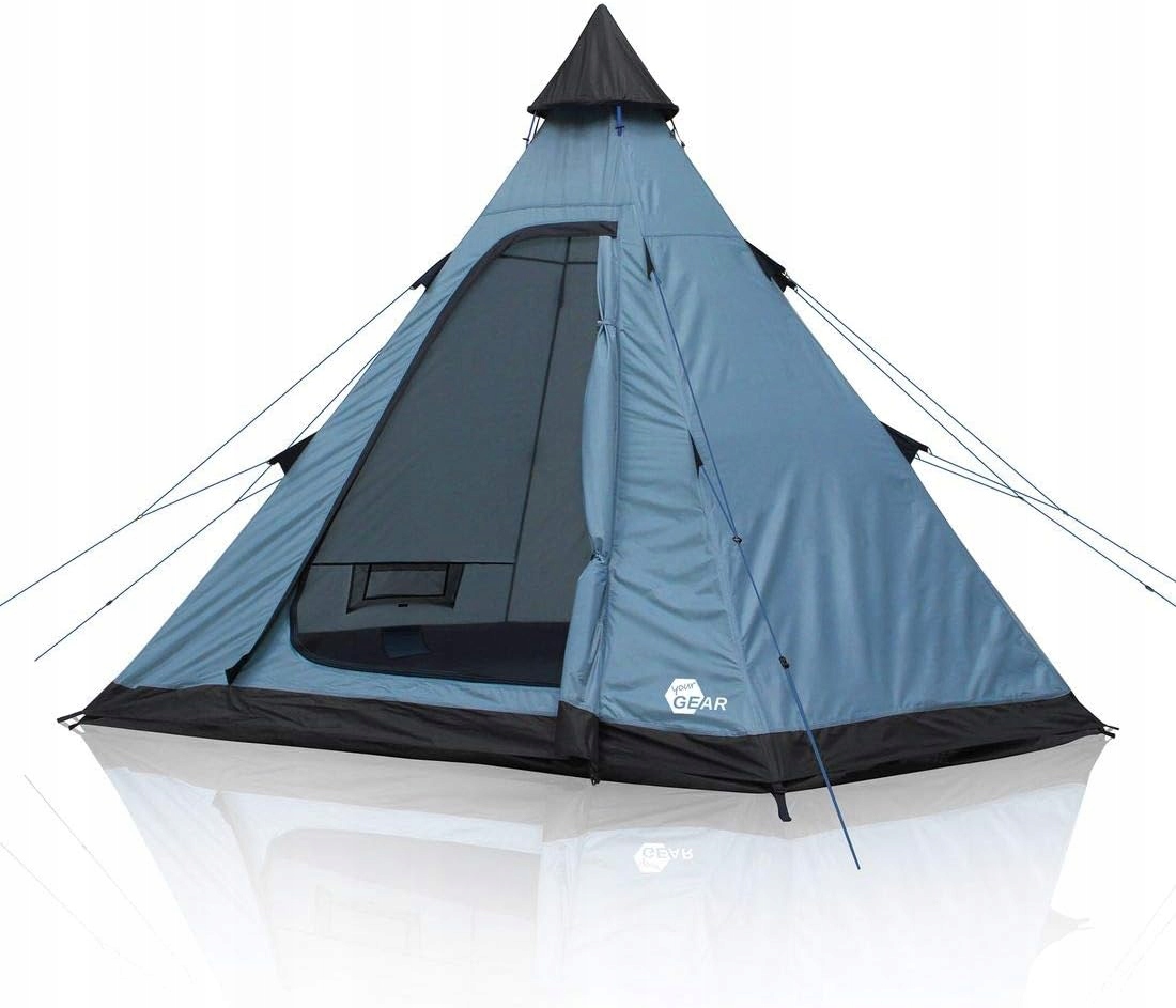 namiot-tipi-dla-doroslych-168mnx.jpg Namiot Indyjski Kempingowy Piramida Ośmiokątowy 3 Osobowy Turystyczny Tipi, 5907649810586 • Cena • Opinie Allegro - obrazek 1