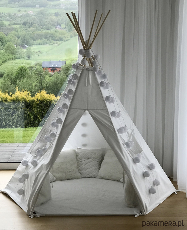 namiot-tipi-dla-doroslych-233olq.jpg Namiot tipi biały duży – Babo Tipi: Domki, namioty dla dzieci, zabawki, dekoracje i akcesoria do pokoju dziecięcego – Chełm - obrazek 1