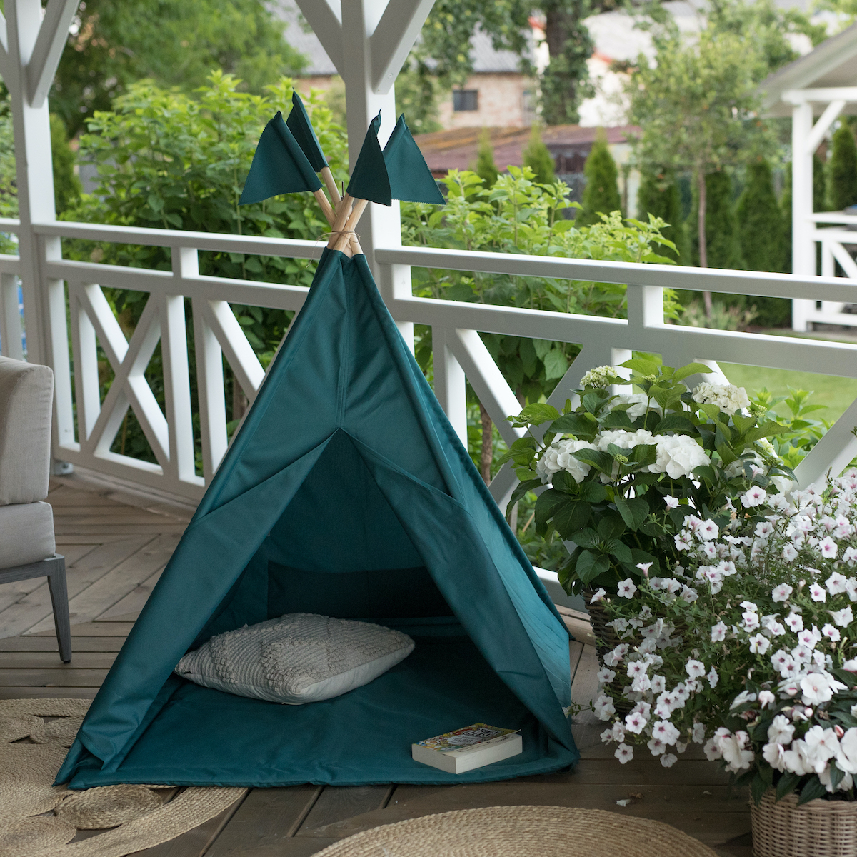 namiot-tipi-dla-doroslych-490sqh.jpg Wodoodporny namiot, tipi do ogrodu Pine Cozy & Dozy - obrazek 1