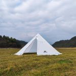 Kup 5 8 osobowy gorący namiot Tipi z kuchenką Jack Camping Pyramid Namiot tipi na wędrówki z plecakiem w cenie od 1222 | Joom