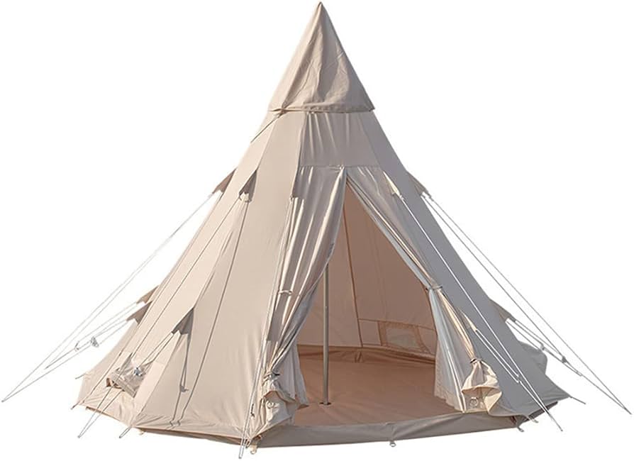 namiot-tipi-dla-doroslych-735pxp.jpg Namiot Gorący, Namiot Zimowy, Tipi,Namiot Tipi dla dorosłych na zewnątrz, kemping, 4 sezony, kemping rodzinny, jurta, namiot Tipi, namioty myśliwskie, ... - obrazek 1