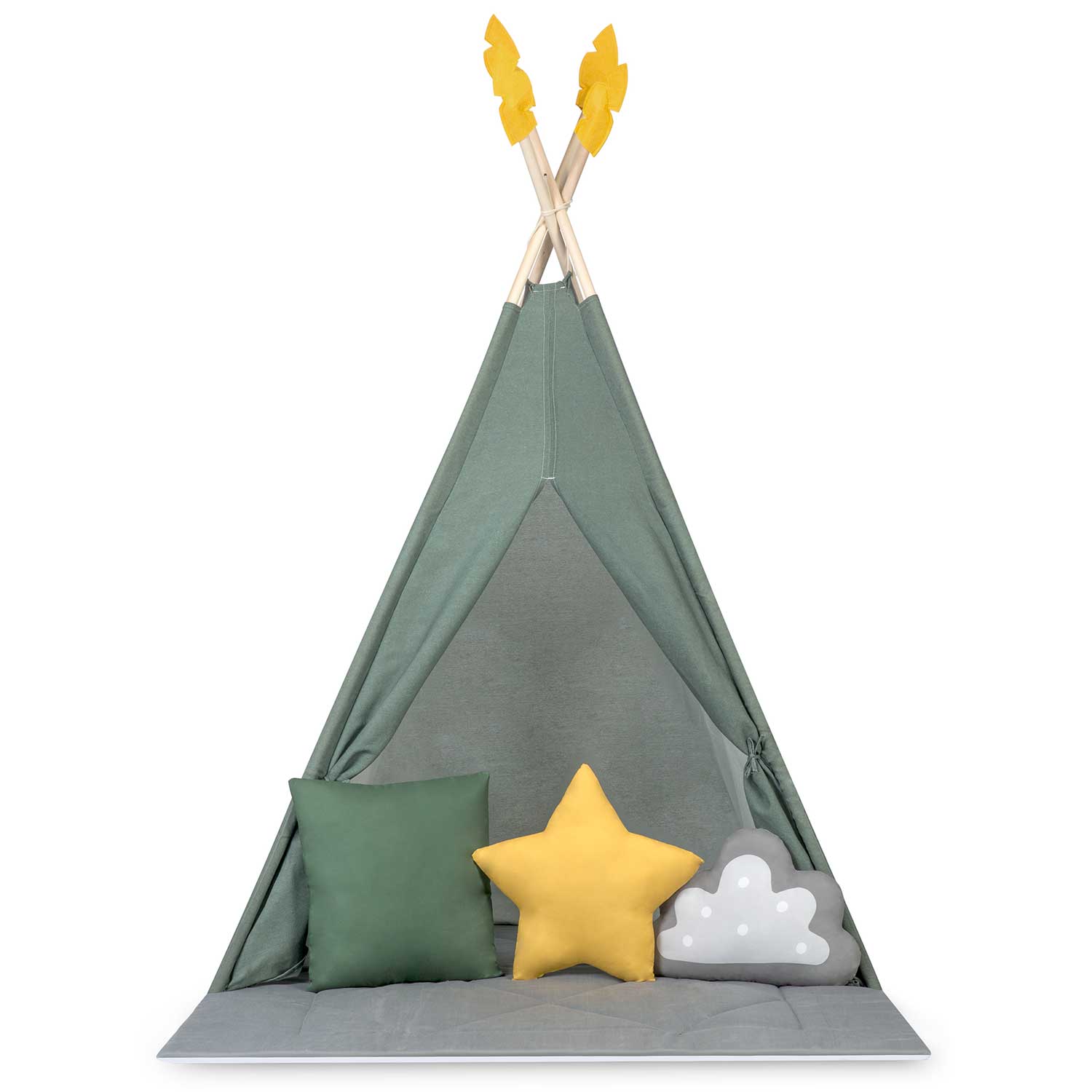 namiot-tipi-dla-dziecka-163qlt-1.jpg Namiot tipi dla dzieci NK 406 Nukido zielony - obrazek 1