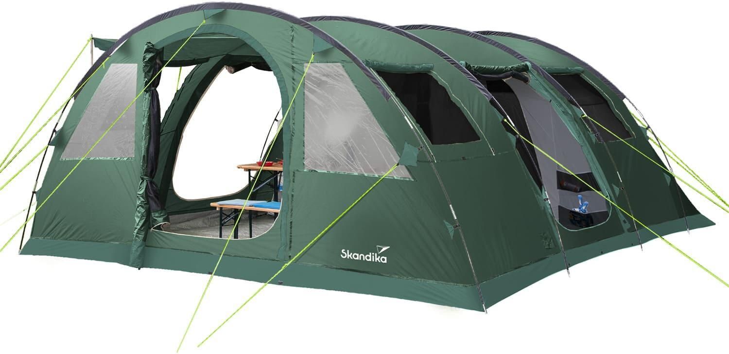 namiot-tunelowy-6-osobowy-877nme-1.jpg Namiot Skandika Namiot Kempingowy Tunelowy Gotland 6 Sleeper Protect Os 1 2 Sypialnie Zielone Ceny i opinie Ceneo.pl - obrazek 1