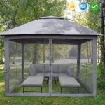 Pawilon namiot 3mx3m campingowy ogrodowy składany z moskitierą altana | Sklep internetowy HomeAndGarden24
