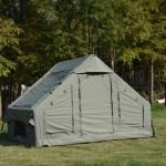 Nadmuchiwana namiot XXL 4 6 osób z piecykiem, szybki montaż 5 min, wodoodporny, elastyczny materiał 300D, camping, turystyka Leroy Merlin