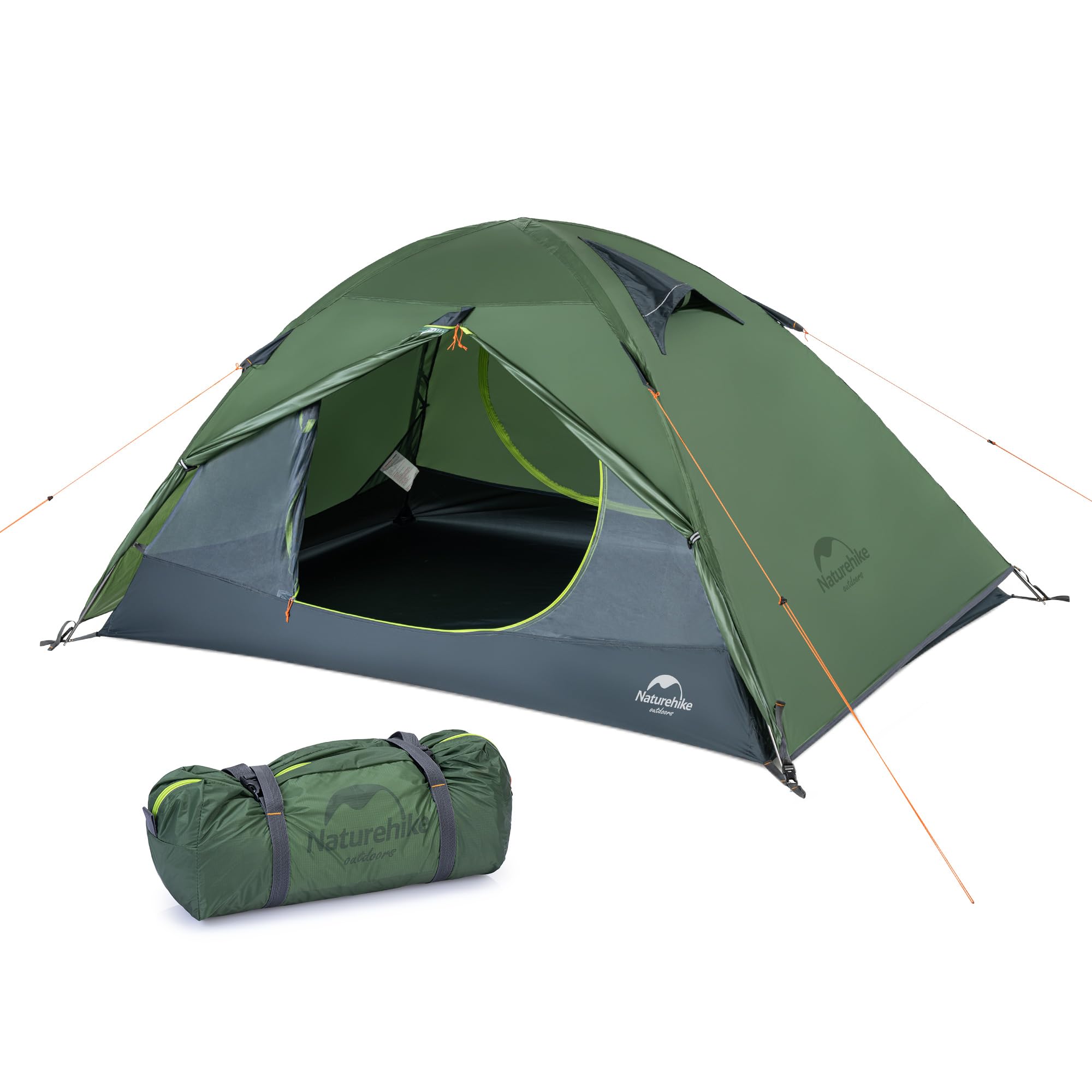naturehike-namiot-2-osobowy-403mhc-1.jpg Naturehike Ultralekki 2 osobowy namiot kempingowy, wodoodporny przenośny namiot z plecakiem na 4 pory roku, odporny na owady namiot rodzinny do jazdy na rowerze, alpinizmu, na zewnątrz (20D Zielony) : Amazon.pl: Sport i - obrazek 1